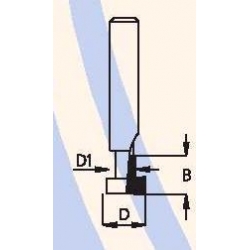 D-12,7 mm D1-8,0 mm B-9,5 mm d-8 mm