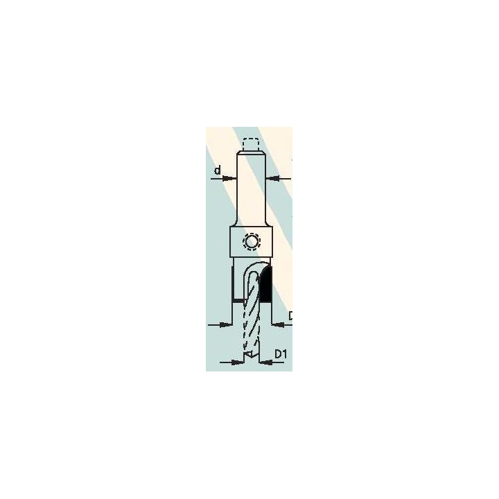 Grąžtas/zenkuotė 4,0x10 mm d-8 mm AC44005S