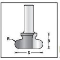 R-4.8'' D-19.1 mm D1-10,0 mm B-19,1 B1-14,3 mm d-8 mm D1480195