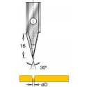 Peiliukas 30" kampu D-0,12 mm B-16 mm D318505