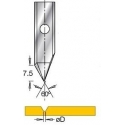 Peiliukas 60" kampu D-0,12 mm B-7.5 mm D3185018