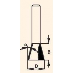 Kregždės uodega 14"m 25,4x25 mm Z142542