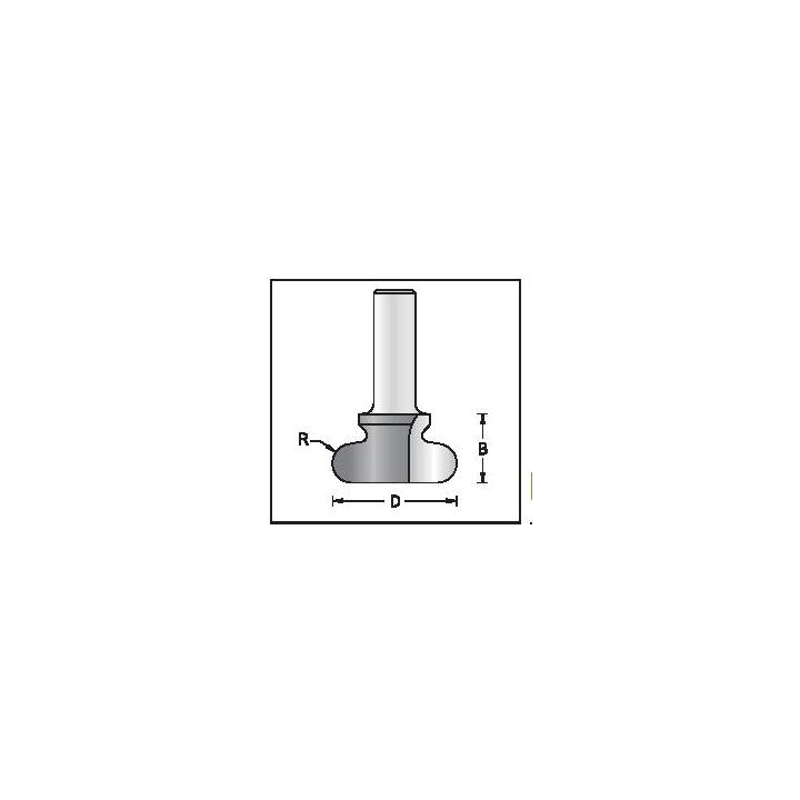 Figūrinė r-6'  D- 38.1 B-21 mm freza D1480315