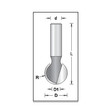 D-28,6 mm R-14,3 mm L-70,0 mm d-12