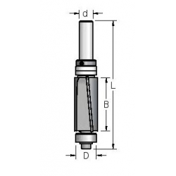 D-19,0 mm B-32,0 mm L-96,0 mm d-12 mm