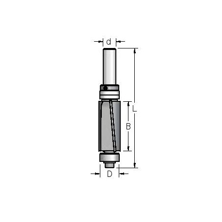 D-19,0 mm B-32,0 mm L-96,0 mm d-12 mm