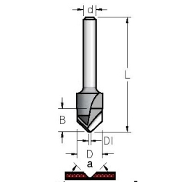 Lenkimo kampui 90" aliuminiui, VE90125
