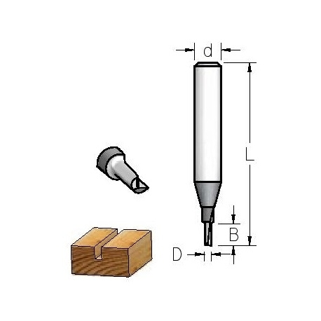 D-1,0 mm B-3 mm L-43 mm d-6 mm