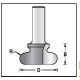 Figūrinė r-6' D- 38.1 B-21 mm freza D1480315
