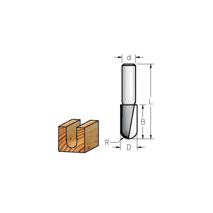 U formos prailginta 8 mm RBL