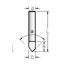 60" D-6,0 B-12.0 mm L- 40 mm Pilno kietlydinio