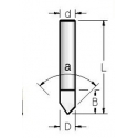 60" D-6,0 B-12.0 mm L- 40 mm Pilno kietlydinio