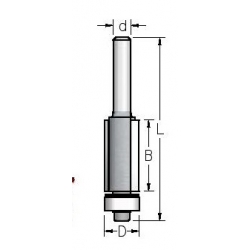 D-12.7 mm B-42 mm d-8 mm L-83 mm
