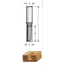 Freza 10 mm grioveliui