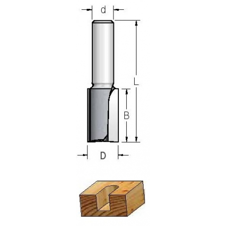 Freza 16 mm grioveliui 