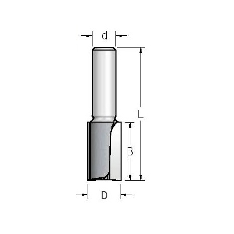 D-12,7 mm B-32,0 mm L-73 mm d-12 mm 