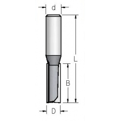 D-25.4 mm B-51 mm L-96 mm d 12 mm