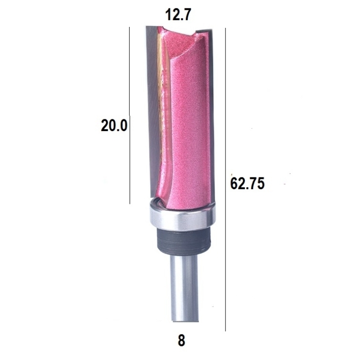 Sulyginimo pagal šabloną freza 16 mm HPF4165