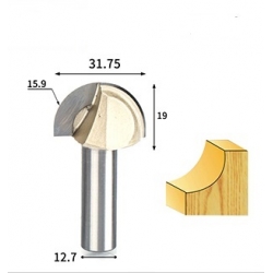 R-15,9' D-31,75 mm B-19 mm d-12.7 mm