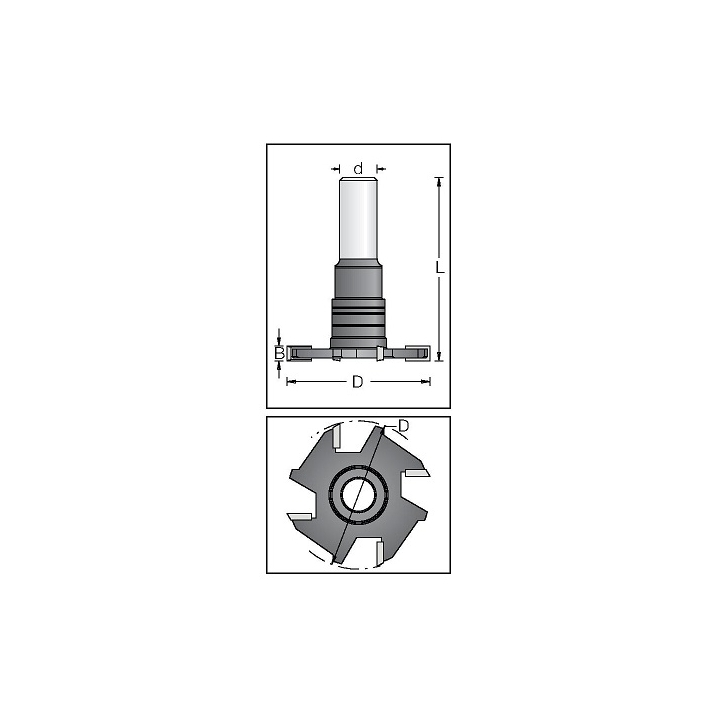 4,0 mm  D-50 mm z-4 d-12 mm