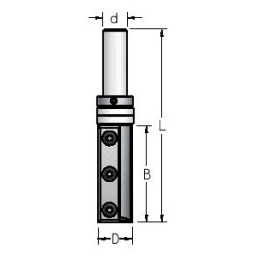 D-19.0 mm  B-50.0 mm d-12 mm