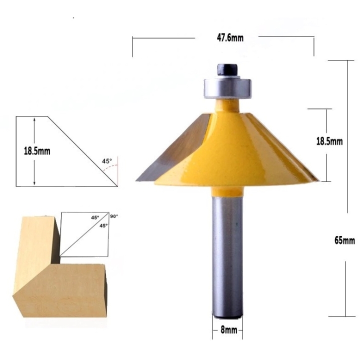 Nuožulos freza 45" SL24505