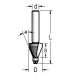 Nuožulos freza 45" 14,3x6,3x47 mm SL00453