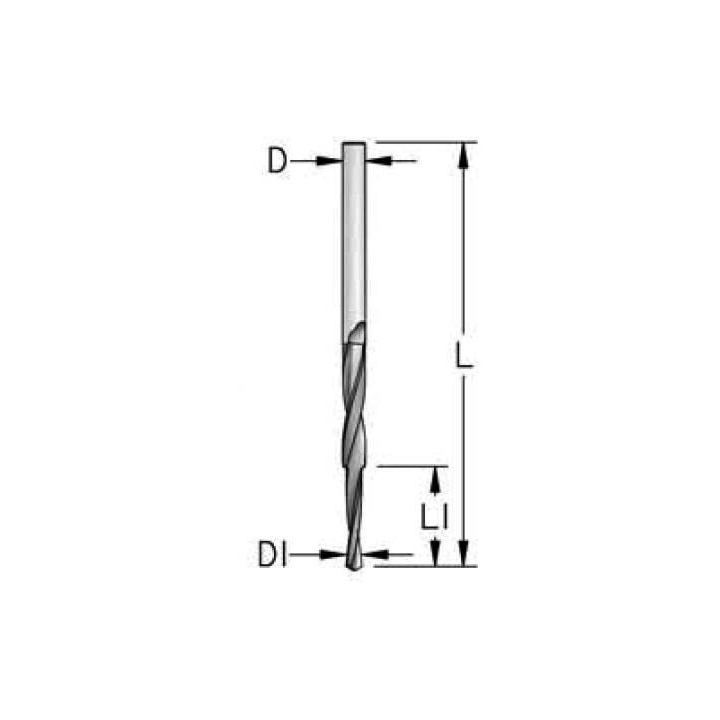 D-7,1 mm D1-5,0 mm L1-25 mm L-109 mm