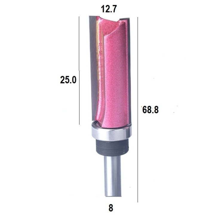 Sulyginimo pagal šabloną freza 16 mm HPF4165
