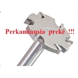 6 dantukų diskinė lyginimo freza D-52 mm  B-6,5 mm d-12 mm