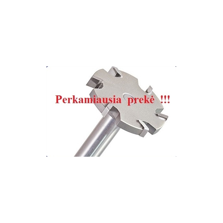 6 dantukų diskinė lyginimo freza D-52 mm  B-6,5 mm d-12 mm
