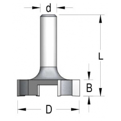 D-50.8 mm B-13 mm z- 4 d-12 mm WPW