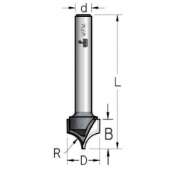 R 9,5" D-19 mm D1-1,1 mm B-18 mm d-6 mm WPW