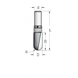 D-25.4 mm B-32 mm R-12,7 mm d-12 mm su guoliu WPW