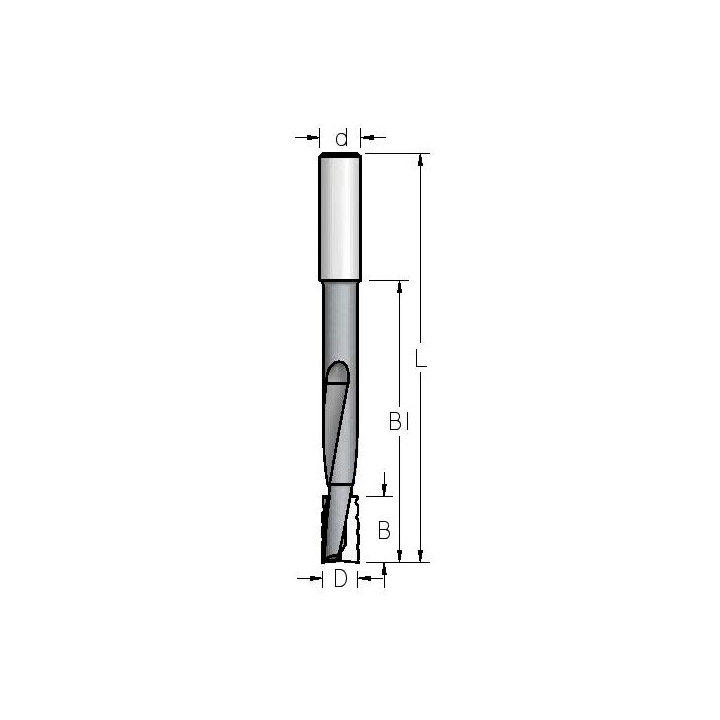 Grąžtas/freza 16x25x80-130 mm DT16002m