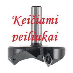 Paviršiaus lyginimui keičiamais peiliukais D-63 mm z-3 L-66 mm d-12 mm Dimar