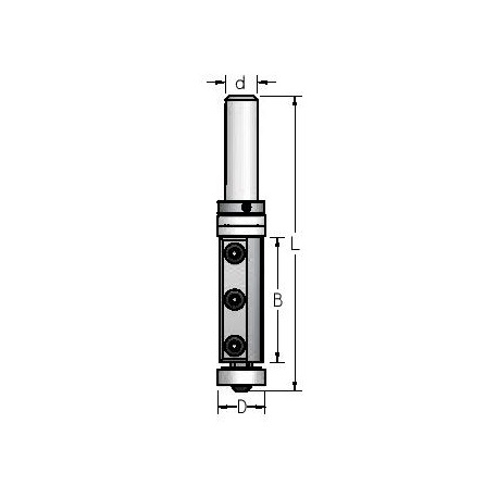 D-19.0 mm B-50.0 mm d-12 mm 