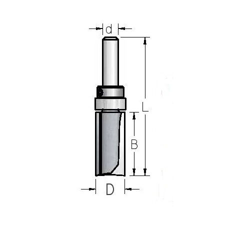 D-12.7 mm B-32.0 mm d-6 mm
