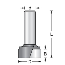 Freza 38.1x16  d.12