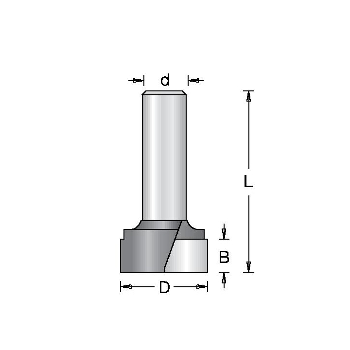 Freza 38.1x16  d.12