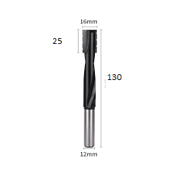 Grąžtas/freza -16/130 mm