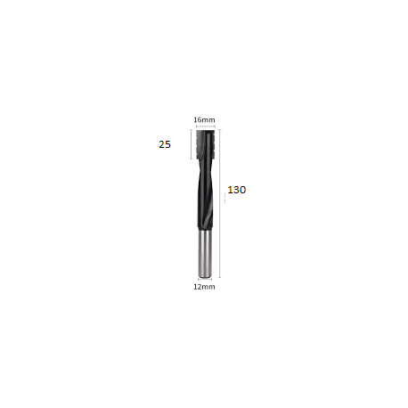 Grąžtas/freza -16/130 mm